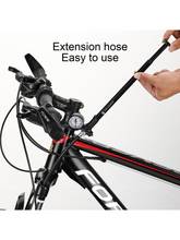 Bicycle Manual Light Front Fork Shock Absorber Rear Pump with Tire Pressure Gauge Mini Portable Retractable Bike Pump 2024 - buy cheap