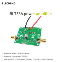 BLT53A Module RF power amplifier  433M Low voltage version 3.7v with si4463, SI4432 broadband high gain function demo board 2024 - buy cheap