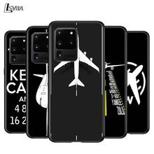 Airplane Flight Travel for Samsung Note 20 S20 FE Lite Ultra Plus A91 A71 A51 A41 A31 A21 A21S A11 A12 A42 A01 Phone Case 2024 - buy cheap