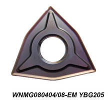 Original WNMG 080404 080408 080412 WNMG080404-EM WNMG080408-EM WNMG080412-EM YBG205 Lathe Cutter CNC Lathe Tool Carbide Insert 2024 - buy cheap