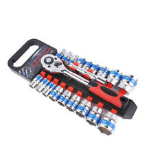 Crv conjunto de chave de soquete reversível, chave de catraca de liberação rápida com suporte de pendurar, conjunto de soquetes de drive de 1/2" 2024 - compre barato