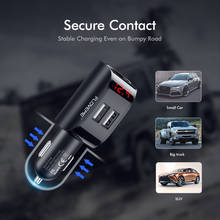 3.1A USB Автомобильное зарядное устройство для мобильного телефона автомобильное зарядное устройство USB быстрая зарядка автомобильное зарядное устройство 12В для iPhone Samsung huawei 2024 - купить недорого