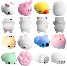 20Pcs Mini squeeze toy squishy Mochi Soft Release Stress Toys Kawaii Animal Squishy Decompression toys 2024 - buy cheap