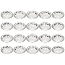 20pcs Air Vent Cupboard Exhaust Ventilation Grille Set Stainless Steel Slotted Grille For Wardrobe Air Circulation Parts 2024 - buy cheap