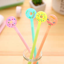 Ellen Brook 1 PCS Stationery Cute Kawaii Doughnuts Creative School Office Supply Candy Donut Sweet Handles Lovely Pretty Gel Pen 2024 - buy cheap