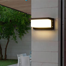 LED Wall Light Waterproof IP66 Porch Light 12W 18W Popular Modern LED Wall Lamp AC90-260V Courtyard Garden Outdoor Light 2024 - buy cheap