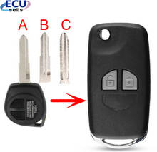 2B Folding  Remote Key Shell Case Blank Fob for for Suzuki Grand Vitara Swift Ignis SX4 Liana Alto HU133R /SZ11R / TOY43 Blade 2024 - buy cheap