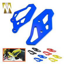 Reposapiés de aluminio para motocicleta, placa protectora para YAMAHA YZF R3 ABS R25 MT 03 MT03 MT25 2013 2014 2015 2016 2017 2018 2024 - compra barato