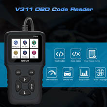 Автомобильный диагностический инструмент Obd2 V311 считыватель кодов Автомобильный сканер инструмент для сброса автомобильный диагностический инструмент для всех автомобилей 2024 - купить недорого