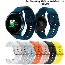 Correa de silicona de 20MM para reloj inteligente, correa de repuesto Original para smartwatch SG2 Q16, HuaWei, Samsung Galaxy Watch GT2 2024 - compra barato