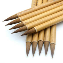 Chinese Calligraphy Pens Set Caligrafia Wolf Hair Writing Brushes 3pcs/set Calligraphie Weasel Hair Brush Pen Tinta China 2024 - buy cheap