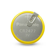 Batería Original para Panasonic CR2477, pila de botón de cocina de arroz de litio de 3V con 2 pines de soldadura CR 2477, 4 unids/lote 2024 - compra barato
