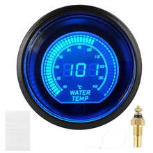 Water Temperature Meter for EVO Series Gauge with Sensor 52mm/2in 12V Universal Blue and Red LED Backlit Water Temp Gauge 2024 - buy cheap