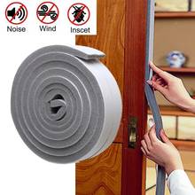 Self-Adhesive Window Door Noise Seal Sealing Stickers EVA Strip Collision Avoidance Car Noise Insulation Rubber Dust Protector 2024 - купить недорого