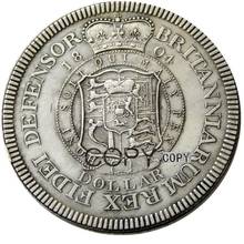 Moneda de copia chapada en plata, Dólar de Comercio de Gran Bretaña, 1804 GEORGE III 2024 - compra barato