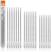 Imzay 21PCS 3 Sizes Stainless Steel Large Eye Needles Cross Stitch Needles Embroidery Tool Household Sewing Tool 2024 - buy cheap