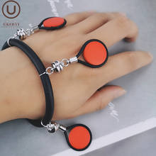 UKEBAY NEW Women Watch Bracelets Round Layering Handmade Rubber Bracelet Fashion Gothic Hand Chians Elasticity Charm Jewellery 2024 - buy cheap