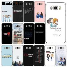 Чехол для телефона Babaite greys anatomy, задняя крышка для Samsung Galaxy J7 J6 J8 J4 J4Plus J7 DUO J7NEO J2 J7 Prime 2024 - купить недорого