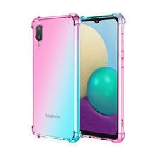 Gradient Soft Anti-dust TPU Case for Samsung Galaxy S20 S21 Note 20 Ultra A02 M02 A21S A32 A42 5G A52 A72 4G A51 A71 Cover 2024 - buy cheap