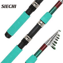 Sichi1.8m-vara de pesca telescópica para molinete, vara de pescar giratória com 2.1m, 2.4m, 2.7m, 3.0m, 3.6m 2024 - compre barato