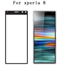 Vidro temperado 3d alto alumínio para sony xperia 8, vidro protetor de tela 9h de cobertura completa para sony xperia8 2024 - compre barato