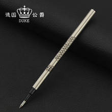 Duke-Recambios de tinta negra, 0,5mm, estándar, 11,2 cm de largo, Universal, bolígrafo plano, 10 unids/lote 2024 - compra barato