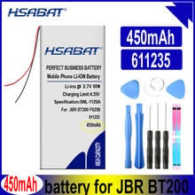 HSABAT-batería 611235 601235 450mAh para auriculares JBR, BT200 FS258, MP3, MP4, MP5, GPS, DVR, altavoz, baterías de reloj inteligente 2024 - compra barato