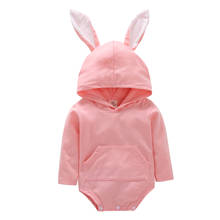 Baby Girls Boys Romper Jumpsuit Hooded Outfits Autumn Winter costume Animal Toddler Infant  Cartoon Rabbit Ear dress 2024 - buy cheap