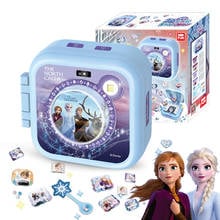 Máquina de adesivos mágicos frozen, disney, 2 adesivos, conjunto com caixa de presente, crianças, 3d, artesanato, brinquedos de produção diy 2024 - compre barato