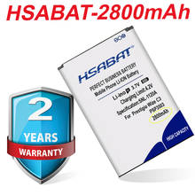 HSABAT Top Brand 100% New 2800mAh PSP3503DUO Battery for Prestigio Wize C3 PSP3503 DUO PSP 3503 in stock 2024 - buy cheap