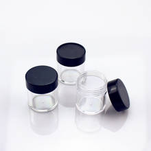 Frasco de creme de plástico transparente com 50 tamanhos e 15g embalagem vazia para cosméticos recipiente de maquiagem estojo 15ml 2024 - compre barato