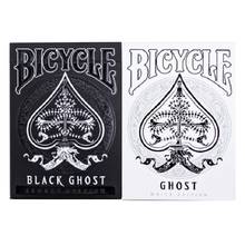 Bicicleta ghost legacy edition, cartas de jogo ellusionista, preto/branco, baralho uspcc, colecionável, truques de mágica, jogos de cartas 2024 - compre barato