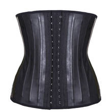 Latex Waist Trainer Corset Belly Slim Belt Body Shaper Modeling Strap 25 Steel Boned Waist Cincher colombianas 2024 - buy cheap