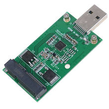 Мини USB 3,0 на PCIE mSATA внешний SSD PCBA конвейер адаптер карта 2024 - купить недорого