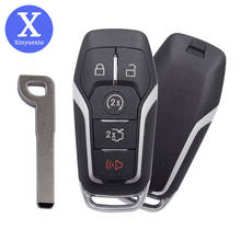 Xinyuexin 5 кнопок пульт дистанционного управления автомобильный чехол для ключей Fob для Lincoln MKC MKX MKZ Nautilus для Ford Fusion Edge Explorer Mustang 2024 - купить недорого