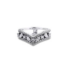 925 jóias de prata esterlina espumante marquise duplo wishbone anéis para mulher 2021 presente anel de casamento dos namorados para amigos 2024 - compre barato