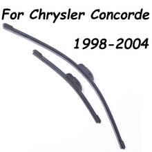 Limpador de para-brisa frontal com lâminas compatíveis com o chrysler concorda de 1998, 1999, 2000, 2001, 2002, 2003 e 2004 anos 2024 - compre barato