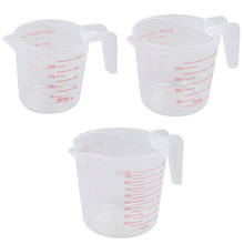 Quality  250/500/1000ML Plastic Measuring Cup Jug Pour Spout Surface Kitchen Tool Supplies Quality Cup With Graduated 2024 - buy cheap