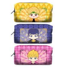 JoJo's Bizarre Adventure DIO Higashikata Josuke Giorno Giovanna Cosplay  Pen Pencil Case Cosmetic Makeup stationery Bag Gift 2024 - buy cheap