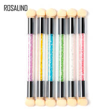 ROSALIND Blooming Pen Double Head Nail Art Brushes For Manicure  Sponge Acrylic Pen Gel Varnishes UV Nails Gradient Tools Brush 2024 - buy cheap