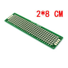 Placa de circuito impresso universal diy de 5 lâmpadas 2x8cm com dois lados 2024 - compre barato