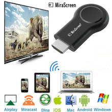 New Wireless  TV Stick Wifi Display Dongle Anycast Miracast DLNA AirPlay Mirror Screen Receiver for IOS Android Mac Windows 2024 - buy cheap