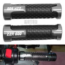 Резиновые Нескользящие ручки для Кавасаки ZZR600/ZZR 600 1990-2009 7/8 дюйма 22 мм 2024 - купить недорого