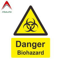 Aliauto-pegatina de advertencia de coche, cubierta de Zombie, Biohazard, accesorios para arañazos, calcomanía de PVC para Passat B6 Lada Vesta Kia,15cm x 11cm 2024 - compra barato
