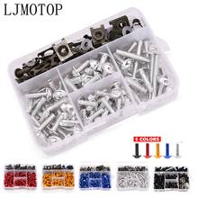 Aluminum Motorcycle Fairing Screws Nuts Kit Moto Body Work Bolts Screw For Yamaha v max VMAX 1700 1200 125 WR250F wr 250f 250 f 2024 - buy cheap