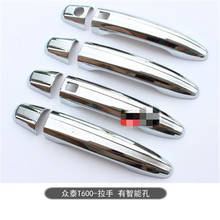 ABS Chrome car Door handle Protective covering Cover Trim Door Handle Bowl for Zotye T600 2014 2015 2016 2017 2018 2024 - buy cheap