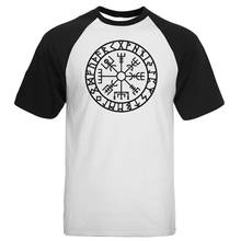 Odin Vikings T Shirt Men Son Of Odin Raglan Tshirt Sons Of Viking2020 New Summer Cotton Short Sleeve Gone to Valhalla T-Shirt 2024 - buy cheap