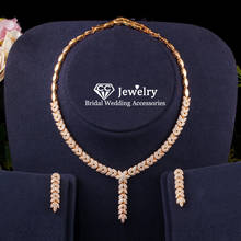 CC Bridal Jewelry Sets Accessories for Women Necklace Drop Earring Wedding Accessory S925 Pendant Party Gifts Chain T0150 2024 - buy cheap