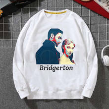 Bridgerton Daphne And Simon Graphic Tv Series Hoodies Sweatshirt Print Trend Mens Clothes Hip-Hop Male Crewneck Hoodies Men 2024 - buy cheap