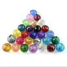 Многогранный хрустальный шар 15 мм-40 мм смешанные цвета стеклянная люстра с шарами декоративная люстра свадьба 2024 - купить недорого